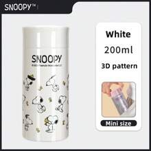 SNOOPY 1pc Snoopy 200ml Tumbler, Outdoor Portable Pocket Mug, Cute Compact Water Bottle, Unisex Stainless Steel Minimalist Design High Quality Cup