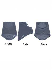 1 pieza/set Máscara deportiva transpirable y colorida con cuello, cubrefaz casual unisex para exteriores, máscara protectora solar de verano para hombres y mujeres, ligero protector facial transpirable para ciclismo