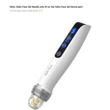 5 piezas de cartucho de aguja Q2 que funcionan para el bolígrafo Bio Q2, cabezal de sello de derma de 9 pines, 14 pines, 25 pines, cartucho de titanio - transparente - Ver 4