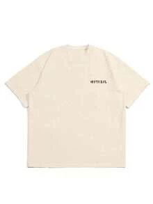 GRDR 男士时尚印花宽松短袖T恤 | 精致设计 | 夏季必备 | 易于搭配，展现您的风格 - 杏色 - 查看 3