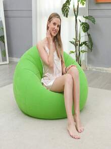 1 件充气沙发、充气露营椅、充气休闲沙发、充气椅、可折叠便携式充气椅、适用于客厅、卧室、阅览室、卧室、阳台、户外露营、易于存放和携带、休闲娱乐、宿舍、靠背椅