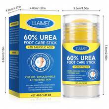 1pc Manuka Honey/60% Urea Hand & Foot Moisturizing Care Stick, Deep Hydration, Prevent Cracking, Soft Skin, Suitable For Men & Women, 40g - Yellow - View 10