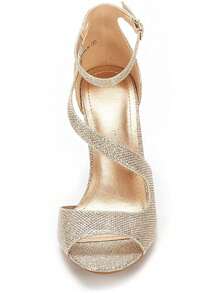 Women's Elegant Heeled Sandals - Gold - View 6