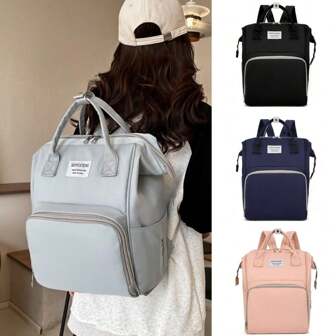 Sac multifonctionnel grande capacité pour mamans pour sorties, sac à dos de voyage, sac mère et bébé imperméable portable, sac à dos pour femmes