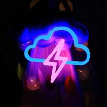 1 pièce Enseigne au néon tête de vache rose 11x10x0,7 po environ 28x25,5x1,8 cm Lumière décorative à LED, alimentée par batterie ou USB (flamme, nuage, éclair, pont arc-en-ciel) Lumière néon pour bureau ou décoration murale, toile de fond pour diffusion en direct d'influenceur, convient pour la chambre, la maison, les fêtes, les anniversaires, les demandes en mariage, la Saint-Valentin, la Fête des mères, la décoration de Noël