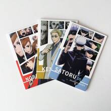 Jujutsu Kaisen 1pc Jujutsu Kaisen Notebook, Fushiguro Megumi Workbook, Gojo Satoru Lined Notebook, Itadori Yuji Journal, B5 Student Exercise Book Stationery, Back To School Supplies