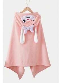 [ 2025 New Style ] Baby Robe Bath Towel Dual Purpose Detachable Crown Hooded Newborn Windproof Soft Bathrobe