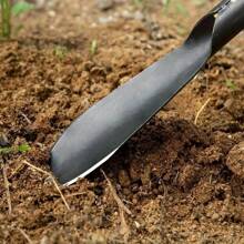 2pcs Heavy-Duty Metal Garden Shovels - Wooden Handles, Pointed Shovel And Flat Head Shovel,Ideal Tools For Weeding, Digging, Transplanting And Planting, Gardening Tool Set