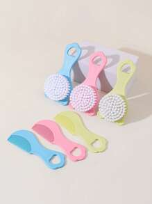 2pcs/Set Baby Cartoon Bear Brush Set, Newborn Baby Anti-Dandruff Brush