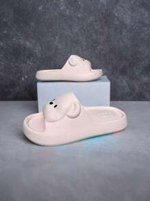 Chancletas de EVA para adolescentes, diseño de dibujos animados en color rosa, livianas y transpirables, de uso casual tanto en interior como exterior