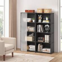 1 件独立式金属衣架，带防尘罩，非常适合在卧室、客厅或公寓存放衣服、鞋子、毯子和配饰，功能性设计，金属结构，适合橱柜系统安装