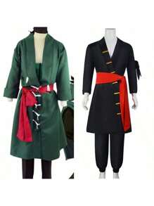Costume cosplay di Zoro, personaggio anime, costume cosplay, costume anime bidimensionale, set completo, costume di Halloween COS
