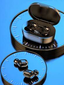 Kabellose Sport-Ohrhörer, HiFi In-Ear-Kopfhörer mit digitaler Batteriestandsanzeige, aufladbarer Lithium-Batterie, Spieleverzögerung von null, ideal für aktive Lebensweisen, Ohrhörer