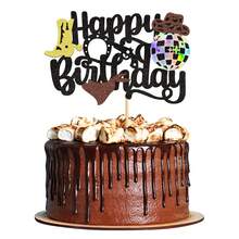 Western Cowboy Themed Cake Toppers Decoration Set - Cowboy Hat, Boots, Guns Design Cake Decorations - Multicolor - View 8