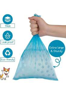 Leak-Proof Pet Waste Bags-1/6/8/10/20/30/40/50Rolls | Thick, Odor-Control For HygienicFood & Pet Cleanup
