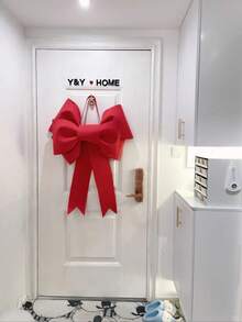 1 pieza Decoración de puerta con lazo, Moño DIY festivo, ideal para decoración de fiestas, envoltura de regalos y decoración del hogar, perfecto para el Día de San Valentín, aniversarios u ocasiones especiales, decoración del hogar, decoración de habitaciones, decoración de paredes, regalos de cumpleaños y graduación, decoración de granja, decoración de baño, decoración de escenarios, decoración de habitaciones, decoración del hogar, decoración de oficina