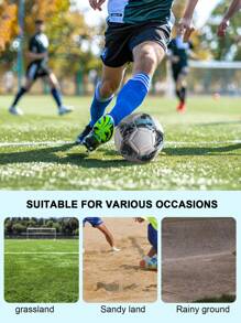 One Five-Pointed Star, Shiny No. 5 Football, Anti-Slip Football, Wear-Resistant Football, Lightweight Magic Arc Football, Explosion-Proof EVA Mechanical Sewing Football, More Wear-Resistant And Durable, Excellent Elasticity, Suitable For Youth And Adult Training And Competitions, High-Performance Football, All-Weather And All-Field Applicable