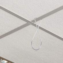 New  Packs Ceiling Hook Clips Ceiling Tile Hooks T-Bar Clips Drop Ceiling Clips For Office, Classroom, Home And Wedding Dration, Hanging Sign From Suspended Tile/Grid/Drop Ceilings - 100 - View 8