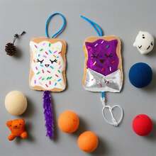 Flingin' Purr Tarts Cat Plush Toy - Gray - Multiple Colors - View 1