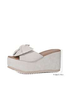 Sandálias femininas 2025, sandálias plataforma grossas com estampa de leopardo, salto alto, bico redondo, sandálias confortáveis e confortáveis, para primavera/verão, casual e essencial para festas diárias, combine com vestidos - Bege - Ver 8