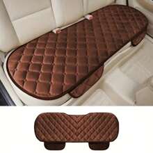 Plush Car Back Seat Protector  Soft Non-Slip Durable Rear Row Seat Cushion Mat With Auto Chair Accessories Comfort Protection
