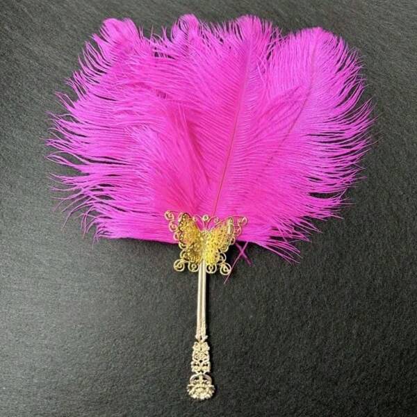 1-10 piezas Accesorios de plumas vintage, adecuados para ocasiones como qipao, props de fotografía, regalos para fiestas, decoraciones de fiesta, abanicos de plumas