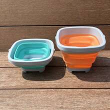 儿童沙滩玩具套装 - 多功能可折叠桶、铲子、户外玩具、沙雪玩乐工具、便携式、促进亲子乐趣、男孩和女孩节日派对的完美礼物、沙滩用品、儿童娱乐、派对礼物、万圣节、圣诞节、感恩节 - 彩色 - 查看 9