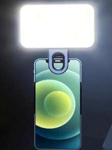 LED Selfie Fill Light With 3 Lighting Modes, Adjustable Brightness, USB Rechargeable, Portable Clip-On Design, Suitable For Smartphone Photography, Laptops, Tablets, Meetings, Makeup Fill Light