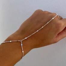 1pc Fashionable And Versatile Minimalist Stencil Cut Finger Chain