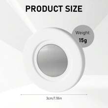 8 piezas Soporte magnético para control remoto - Organizador de control remoto, montaje flotante en pared, instalación sin agujeros, colgador de pared de silicona para control remoto, estantería para TV y herramientas