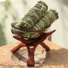 Natural Abalone Shell Incense Holder, Sage & Palo Santo Stick Holder, Sage Bowl, Sage Burner, Incense Burner & Aromatherapy Stand Set For Incense Burning, Home Cleansing, Meditation, Shell Crafts, Home Decor - Multicolor - View 10
