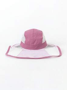 mini bala Kids' Summer Sun Hat – Breathable Mesh Cap With Adjustable Strap, Outdoor Baby Hat - Purple - View 2