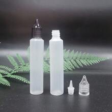 10pcs/Lot 30ml LDPE Plastic Injection Bottle Portable Pen Bottle Transparent Crystal Unicorn Cover Electronic Drop Oil Storage Bottle