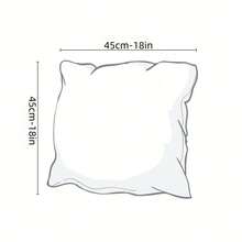 4pcs/1pc Color Abstract Dog Pattern Pillow Cover, Living Room, Bedroom, Sofa Decorative Cushion Cover, | 18x18 Inches | Zipper Closure | Soft And Comfortable Fabric - , Fade Resistant, Machine Washable, Suitable For Outdoor Decoration, Home Decoration, Terrace Decoration, Room Decoration, Bedroom Decoration. Excluding Core - Multicolor - View 8