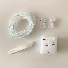 5 件樱花充电器和电缆保护器套装，兼容 Apple 18/20W 充电器，耐用 TPU 电缆螺旋，适用于 13/14/14 Pro 充电器配件，手机配件 - 多色 - 查看 5