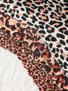 5pcs/Pack Women Seamless Low-Waist Sexy Leopard Print Bikini Panties, Comfortable & Suitable For Fitness Sports Underwear - Multicolor - View 6