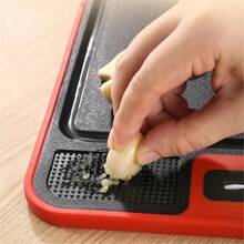 4 In 1 Multifunctional Double-Sided Defrosting Tray Chopping Blocks Wheat Straw PP Aluminium Alloy Knife Sharpener Cutting Board