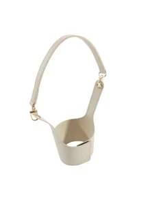 Funda portátil para taza, funda para transportar la taza con la mano, cubierta protectora aislante de material de PU