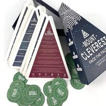 Sistema de cognición geométrica contemplativa unisex | Set de verificación de verdad triangular con fichas verde y carmesí para simposios del Día Mundial de la Filosofía