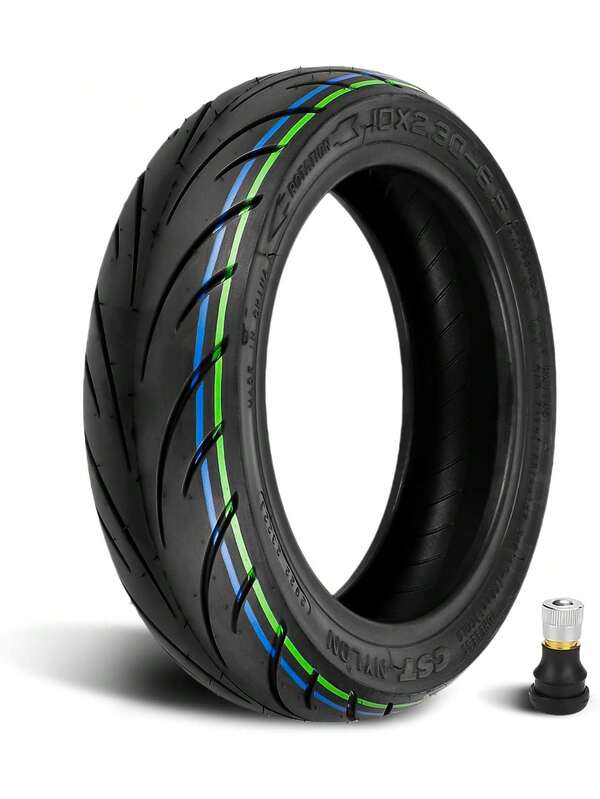 GLDYTIMES GLDYTIMES 10x2.30-6.5 Highway Vacuum Tire, 10x2.3 Non-Slip Tubeless, Fit For NIU KQi2 Pro Electric Scooter, Replacement Front Rear Tire