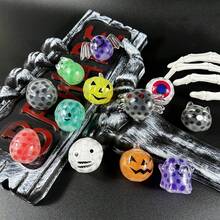3/8/12/18/25Pcs Random Color Halloween Mini Sensory Stress Ball Squeeze Toy To Stress Reliever, Great For Adults Party Favors,Halloween Miniatures Squishies Balls Fidget Toys