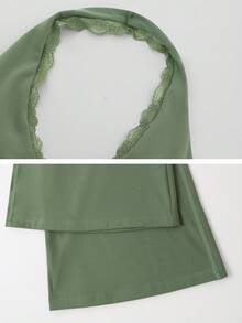 NcmRyu 1pc Women's Elastic Fitted Shaping Yoga, Dance, Training, Running, Fitness, Outdoor Sports Jumpsuit Summer - 綠色 - 查看 4