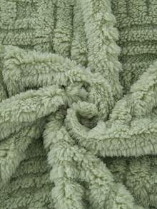 1 chiếc chăn nặng gram, họa tiết in phong cách Châu Âu, ấm áp và thoải mái, thích hợp sử dụng trong phòng ngủ mọi mùa - màu xanh lá - Xem 2