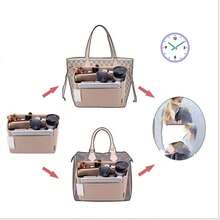 1 件 XL/L/M/S 多功能可扩展内衬袋化妆包盥洗包桌面收纳盒返校用品 - 米色 - 查看 8