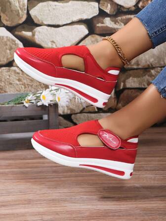 Nieuwe mode plus size dames casual sport sneakers