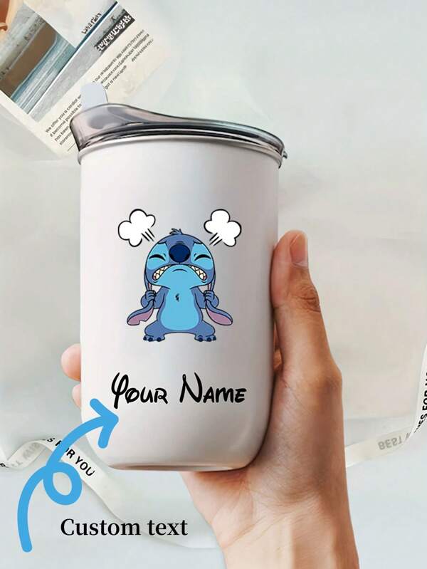 Disney 1pc/ Customized Minimalist Travel Coffee Cup/Customizable Name/Bridesmaid Proposal Gift/Anniversary Commemoration