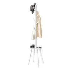 VASAGLE Coat Rack, Free Standing Coat Stand, Hall Coat Tree With 8 Hooks And Storage Shelf, 67.1 Inch Tall, For Coats, Hats, Bags, For Entryway, Hallway, Bedroom - 白色 - 查看 6