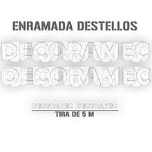 DECORAMEC PAPER CRAFT Papel Picado Enramada Destello Blanco en Tira de Plastico Picado DECORAMEC guirnalda decoracion para toda ocasion mexicana papel picado - Multicolor - Ver 8
