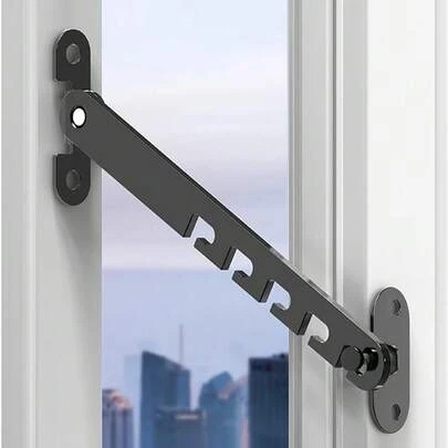 1pc Window Limiter Lock, Metal Protection Window Lock, Sliding Window Restraint, Window Lock, Security Protection, Home Improvement