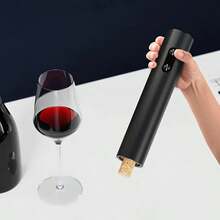 SOKANY 1pc Electric Wine Opener Set Automatic Corkscrew Screw Type Vacuum Preservation Pourer Wine Accessory 1.93"X9"